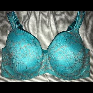 Turquoise cacique bra
